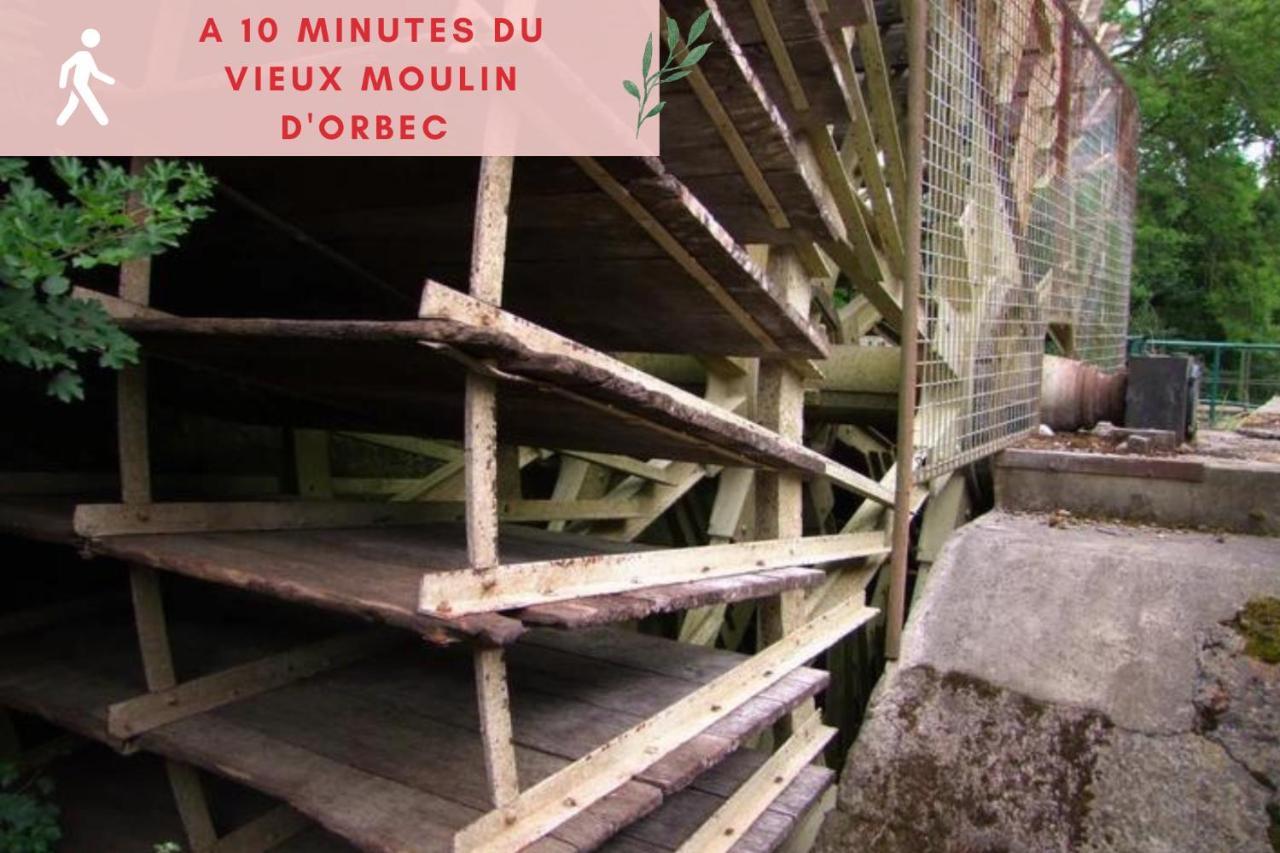 Suite Jungle - Jardin, Netflix Et Parking - Le Manoir Aux Pommes Orbec Exteriér fotografie