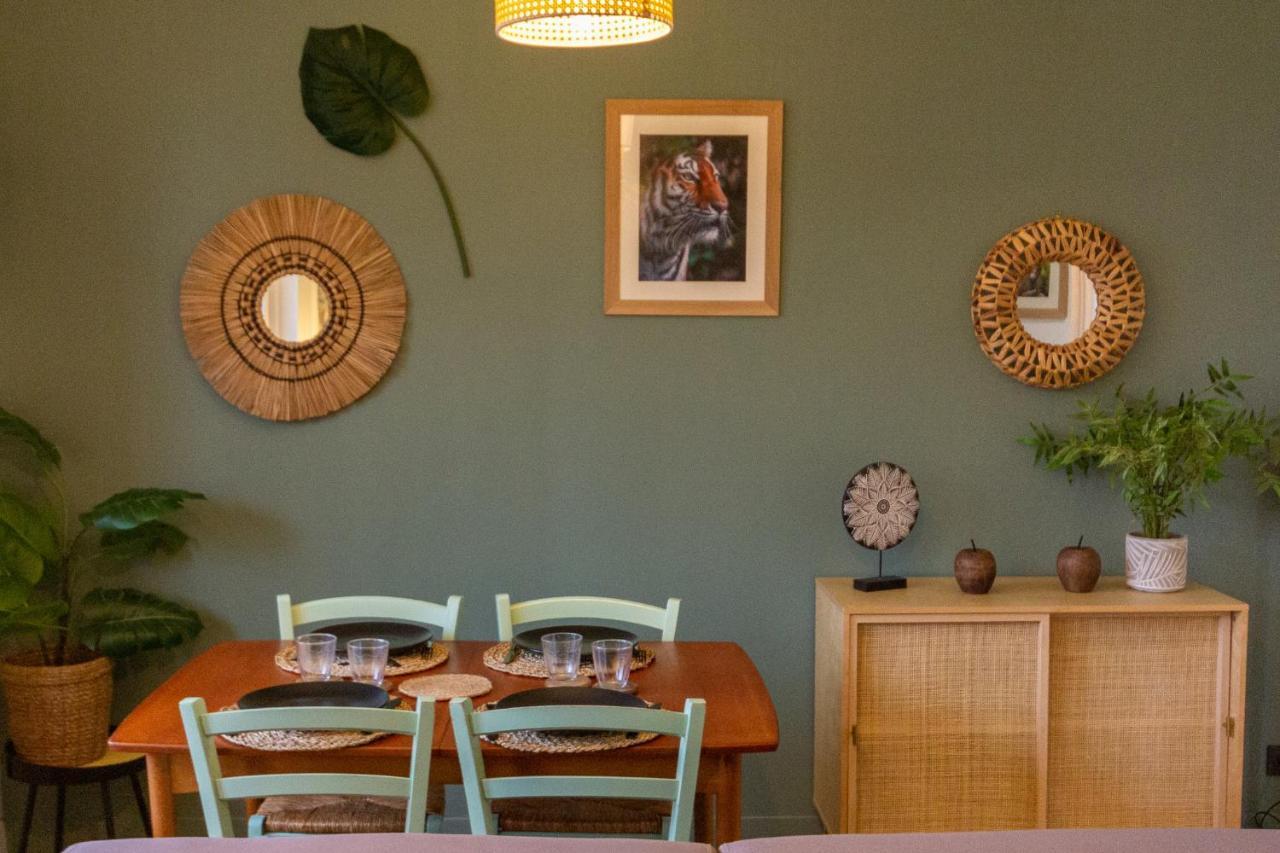 Suite Jungle - Jardin, Netflix Et Parking - Le Manoir Aux Pommes Orbec Exteriér fotografie