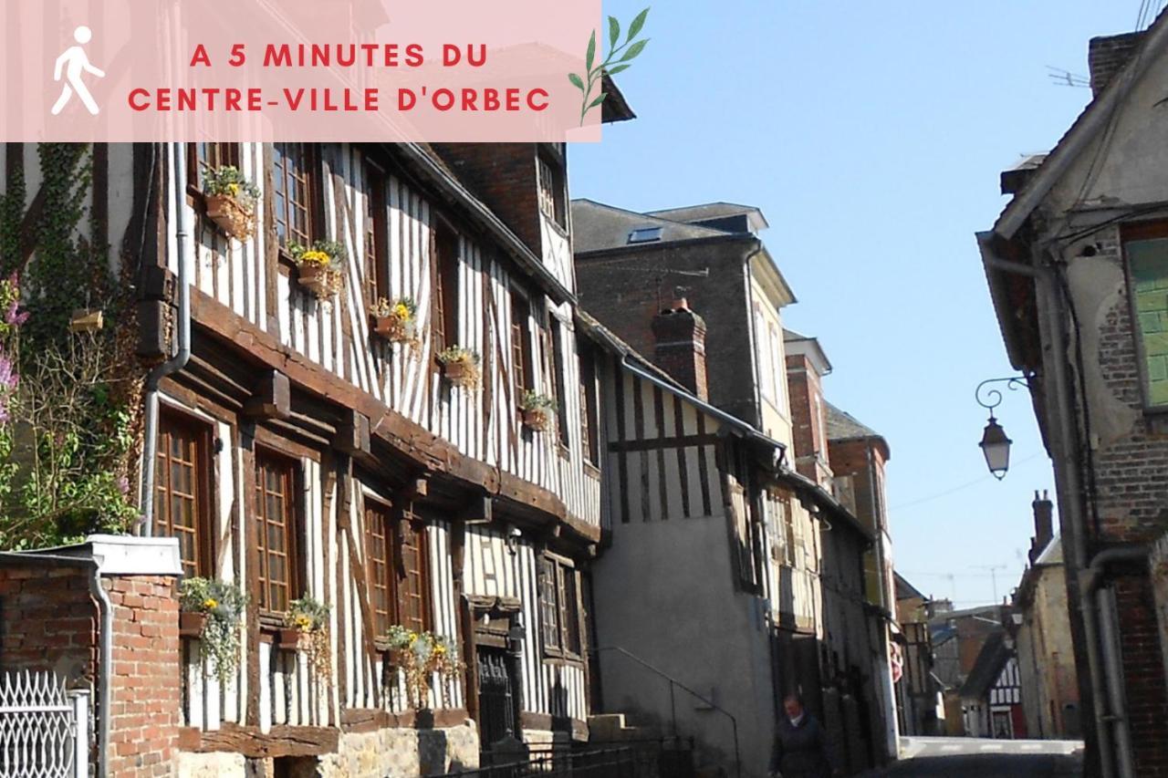 Suite Jungle - Jardin, Netflix Et Parking - Le Manoir Aux Pommes Orbec Exteriér fotografie